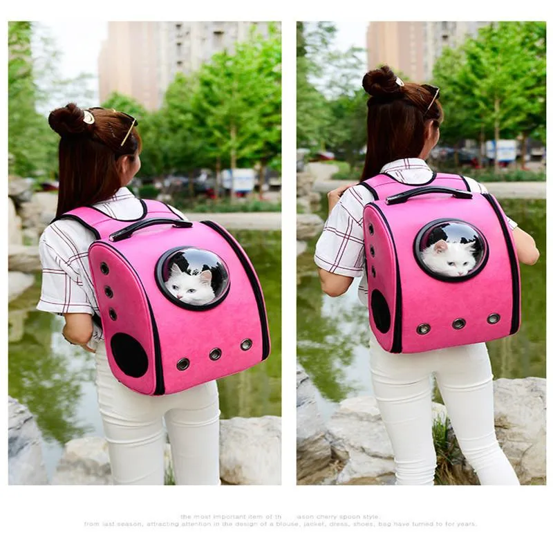 Breathable Space Capsule Shaped Pet Carrier  Backpack for Dog/Cat