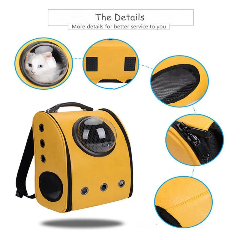 Breathable Space Capsule Shaped Pet Carrier  Backpack for Dog/Cat