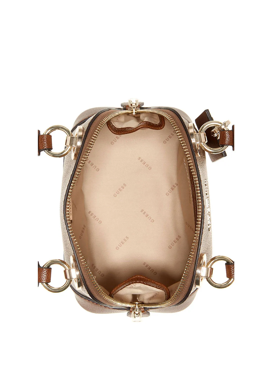 Brown Cathleen Small Dome Satchel