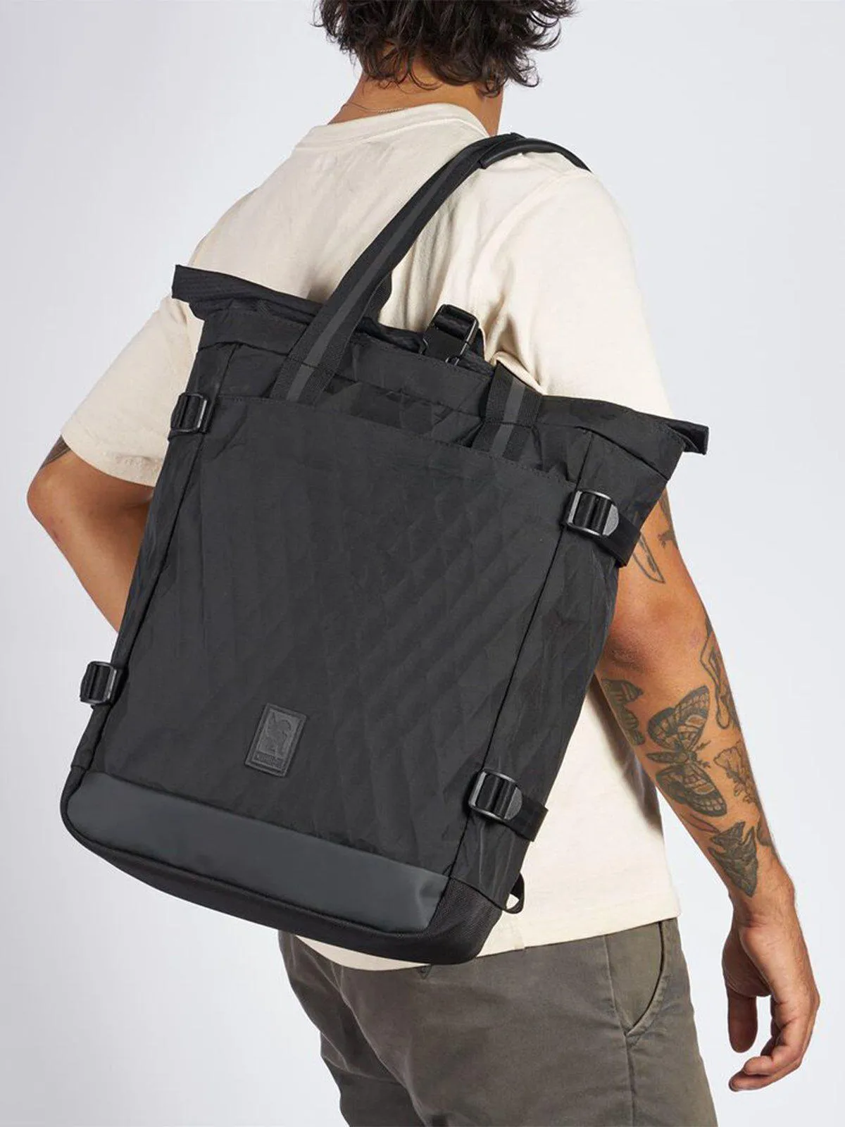 Chrome Industries BLCKCHRM 22X Lako 3-way Tote Stone Grey