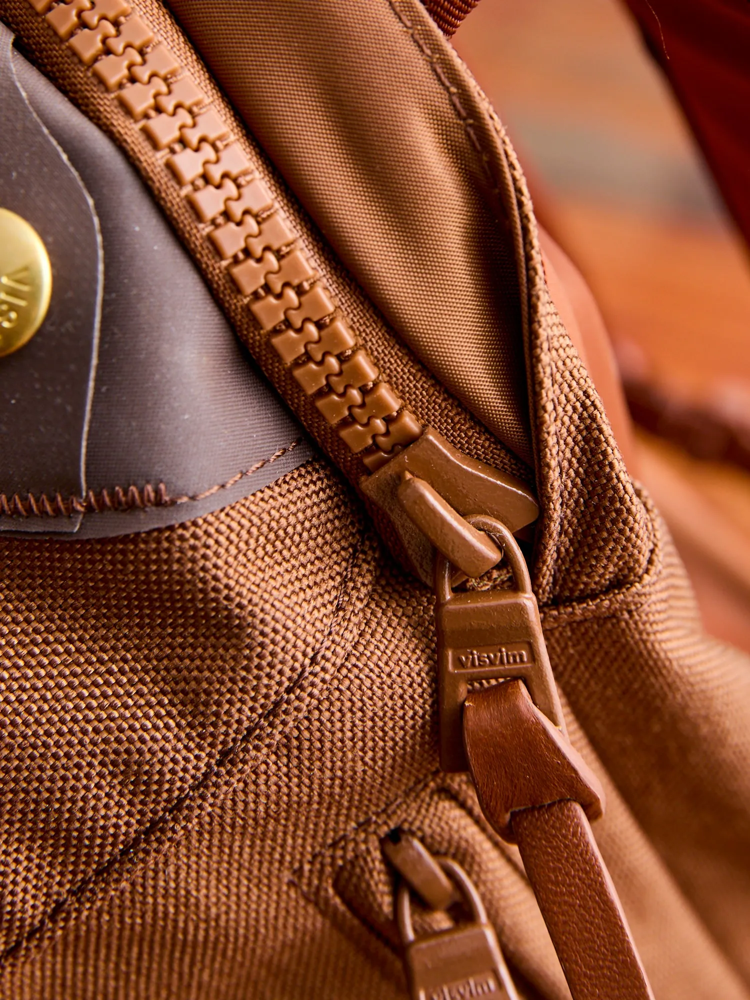 Cordura 22L Backpack in Brown Lambskin