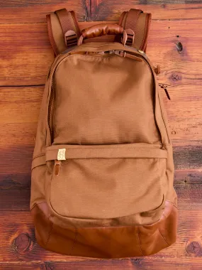 Cordura 22L Backpack in Brown Lambskin