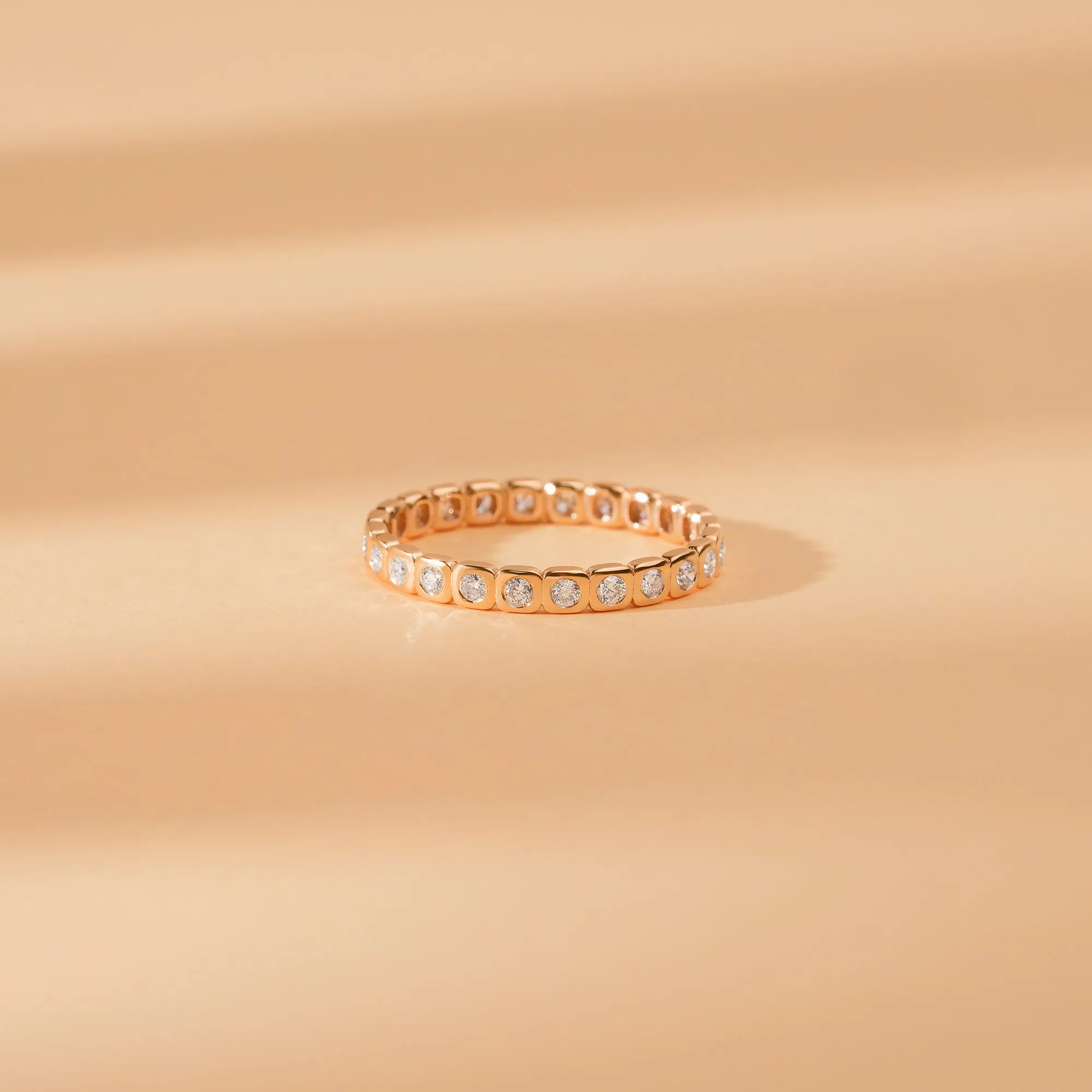 Diamond Octagon Eternity Ring, Nerissa