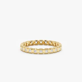 Diamond Octagon Eternity Ring, Nerissa