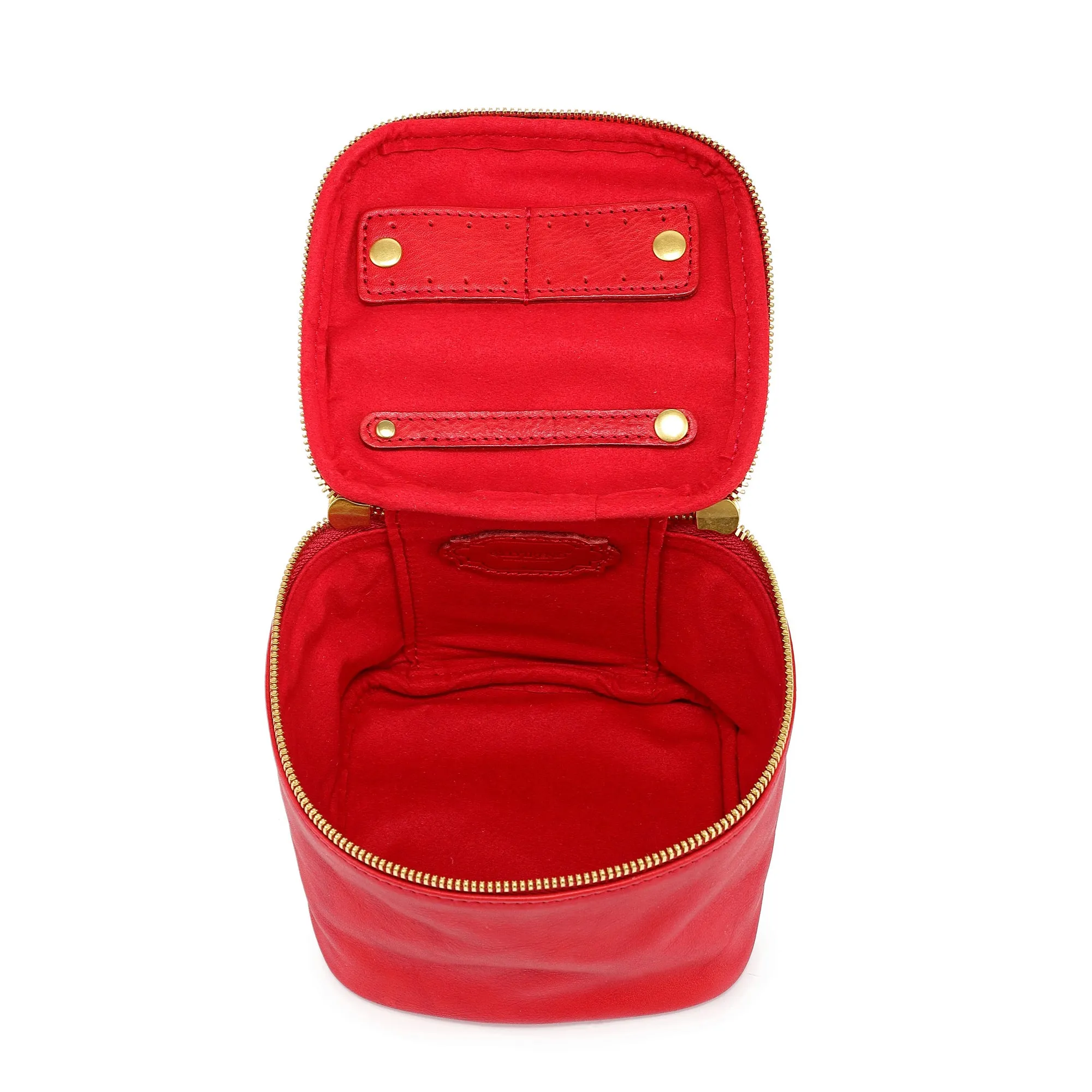 Genuine Leather Celosia Cube Jewelry Case