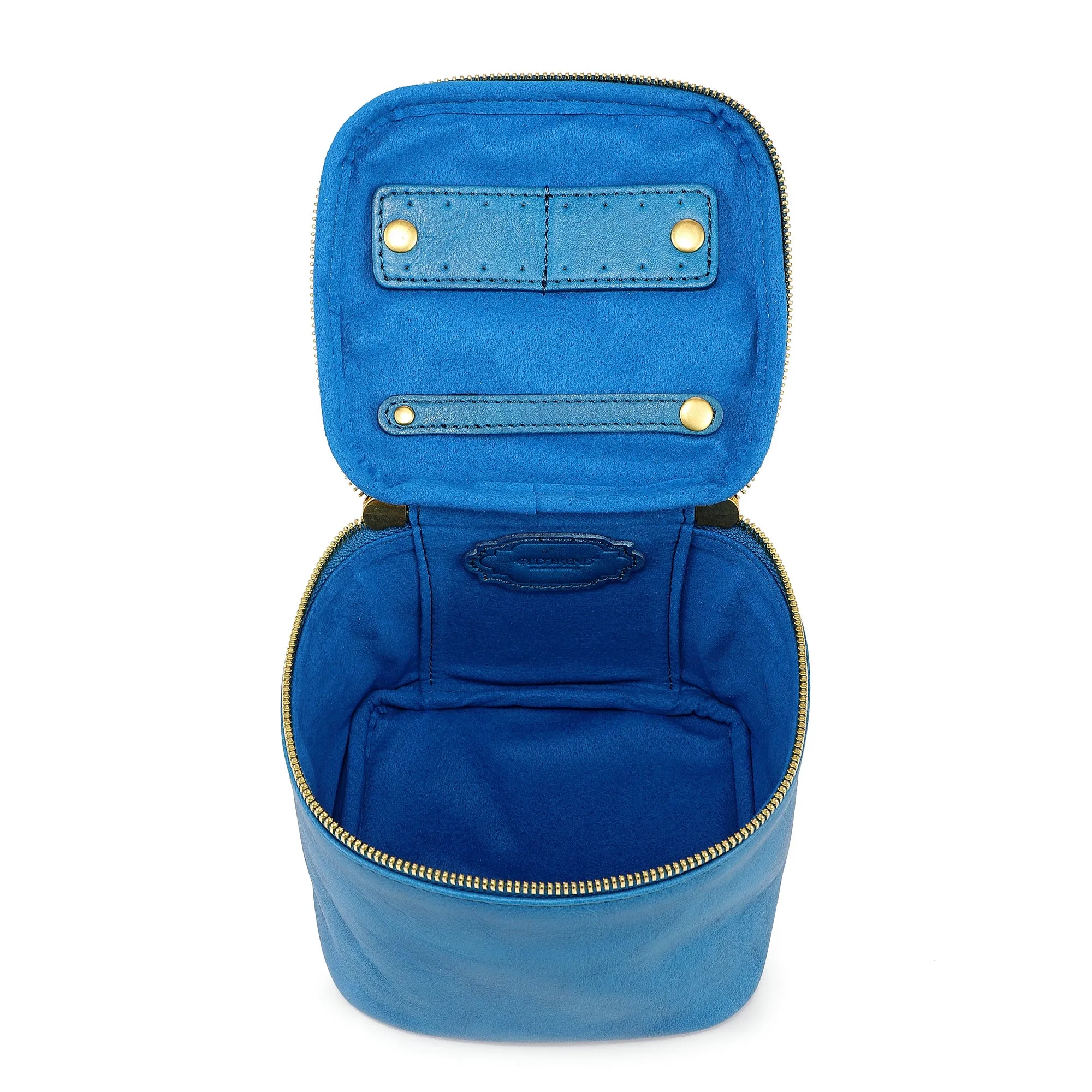 Genuine Leather Celosia Cube Jewelry Case