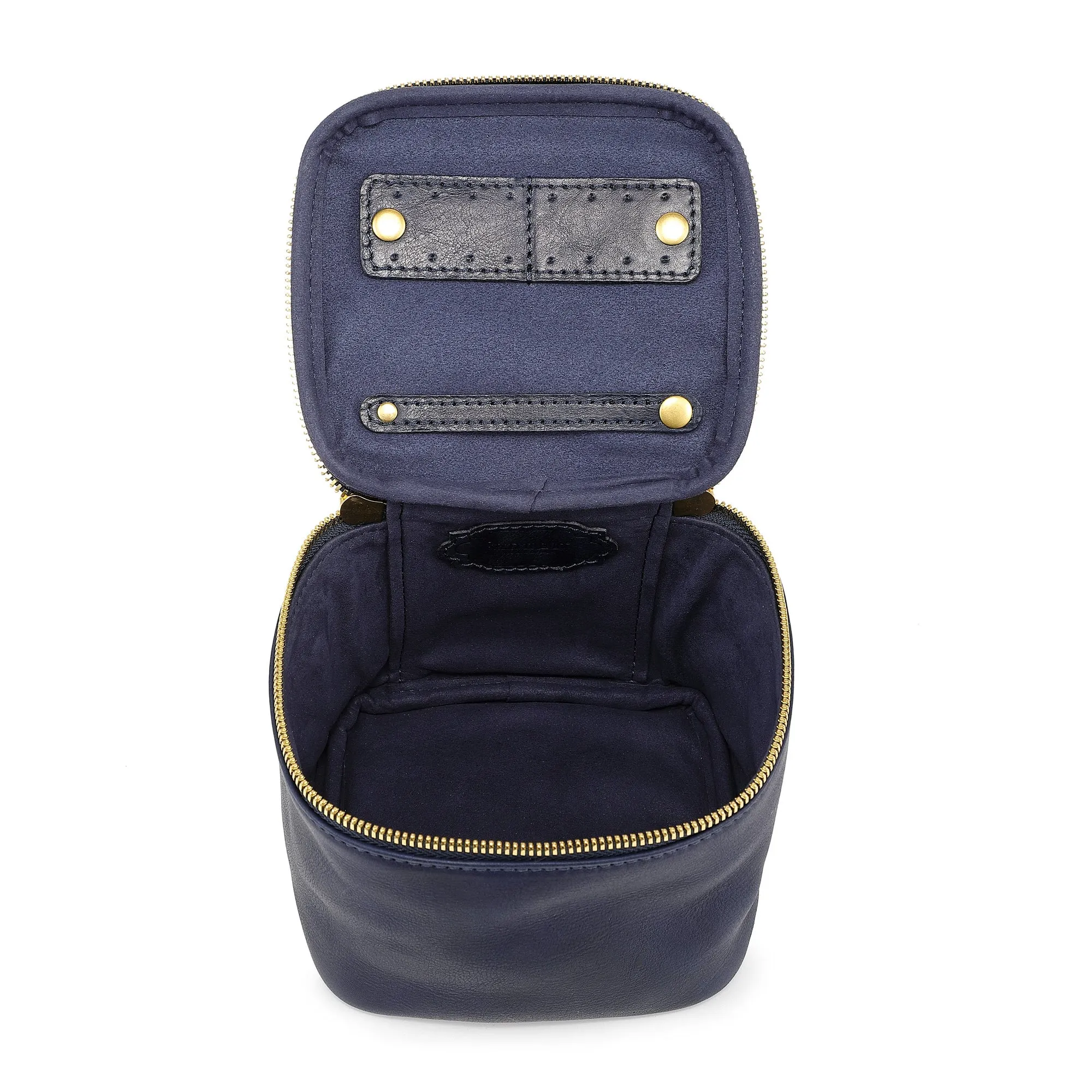 Genuine Leather Celosia Cube Jewelry Case