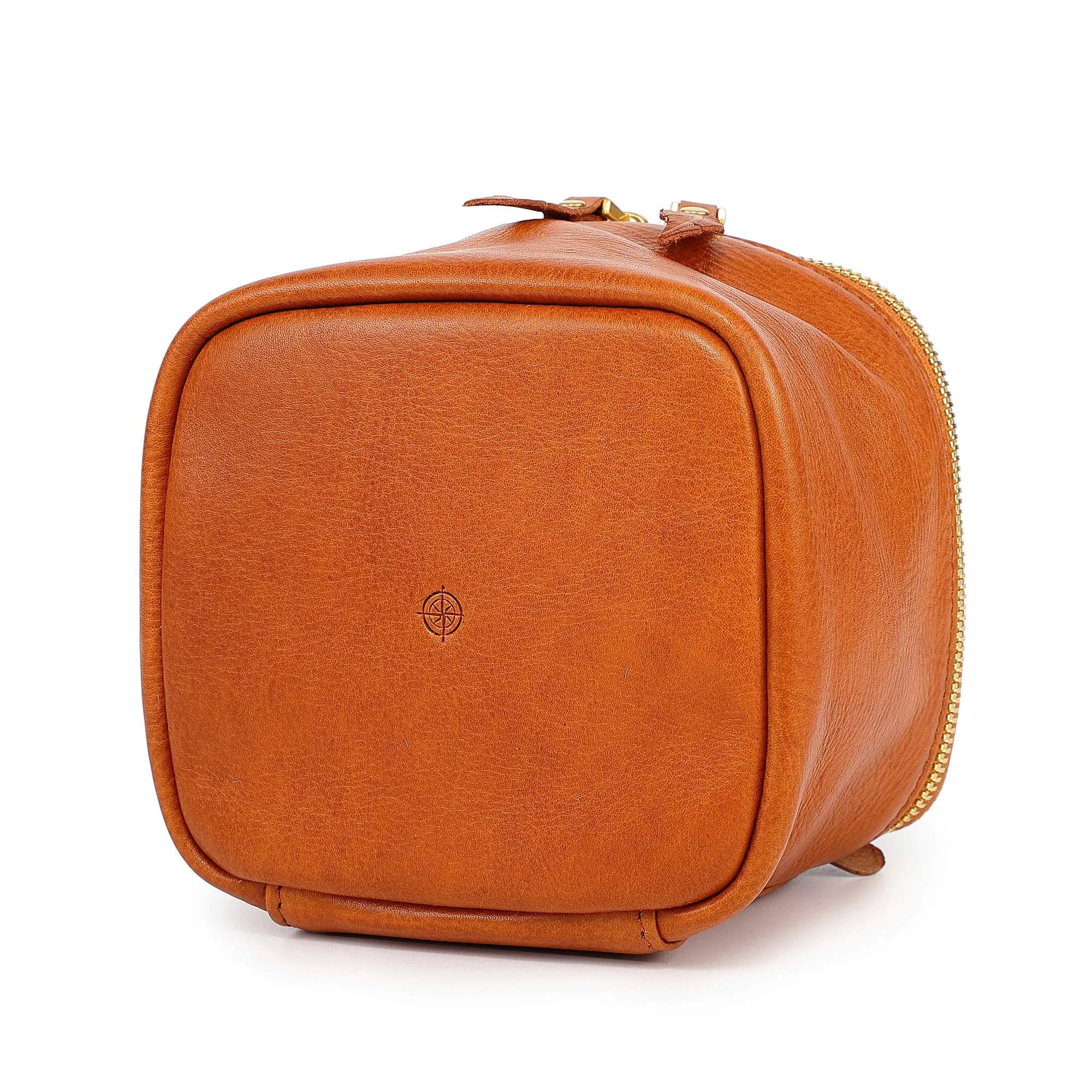 Genuine Leather Celosia Cube Jewelry Case