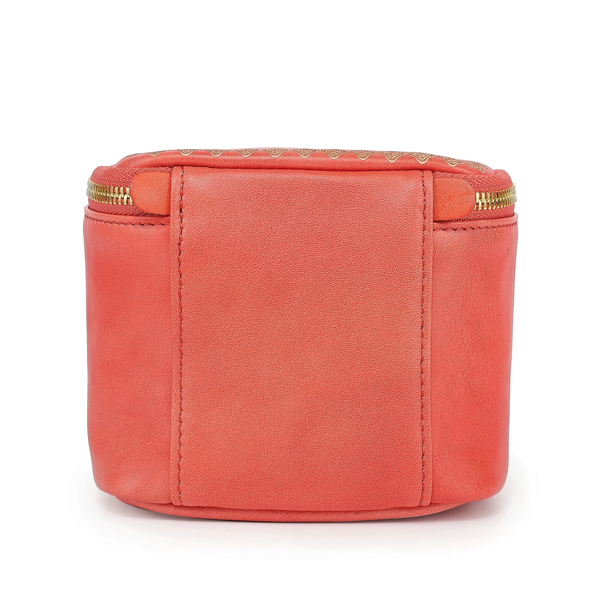 Genuine Leather Celosia Cube Jewelry Case