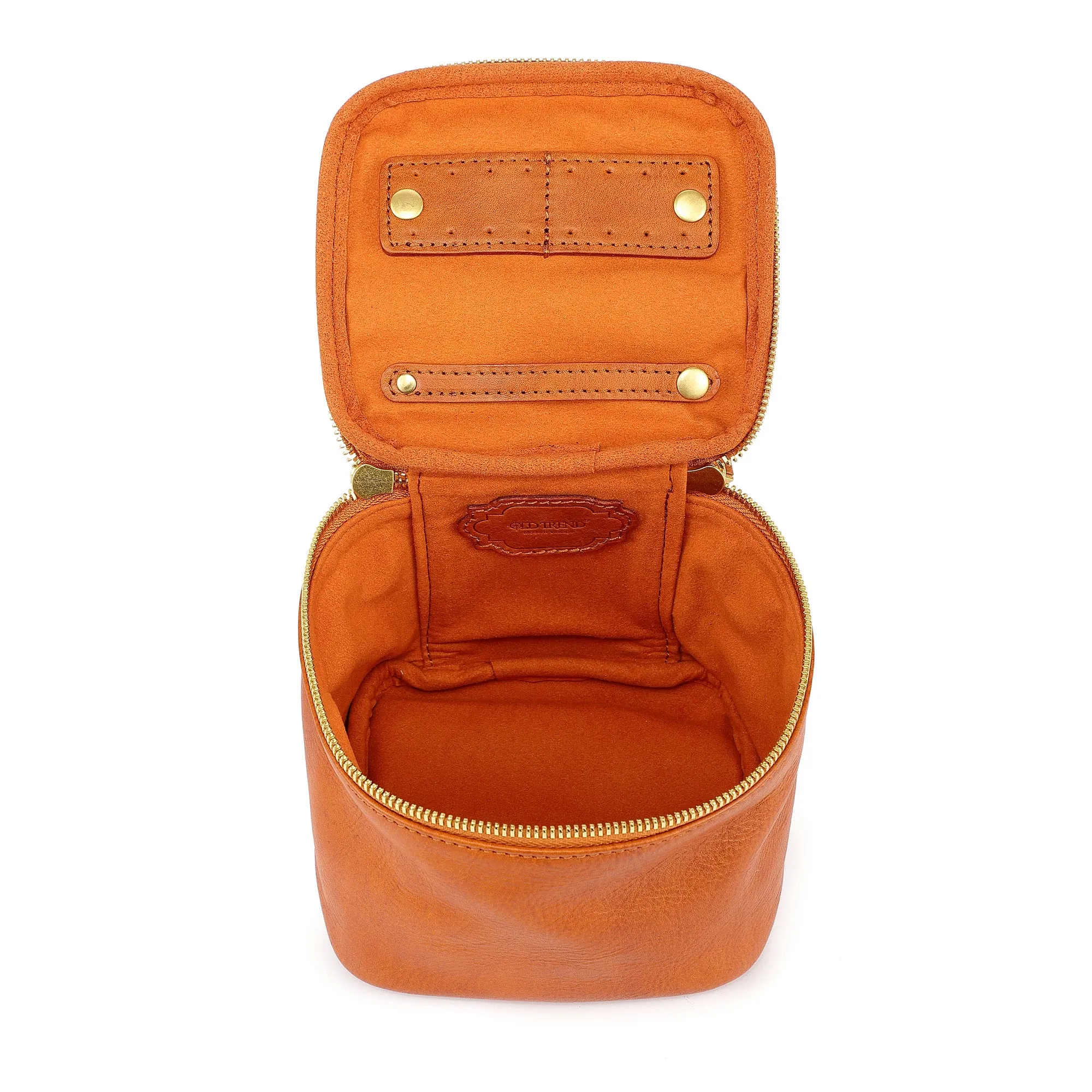 Genuine Leather Celosia Cube Jewelry Case