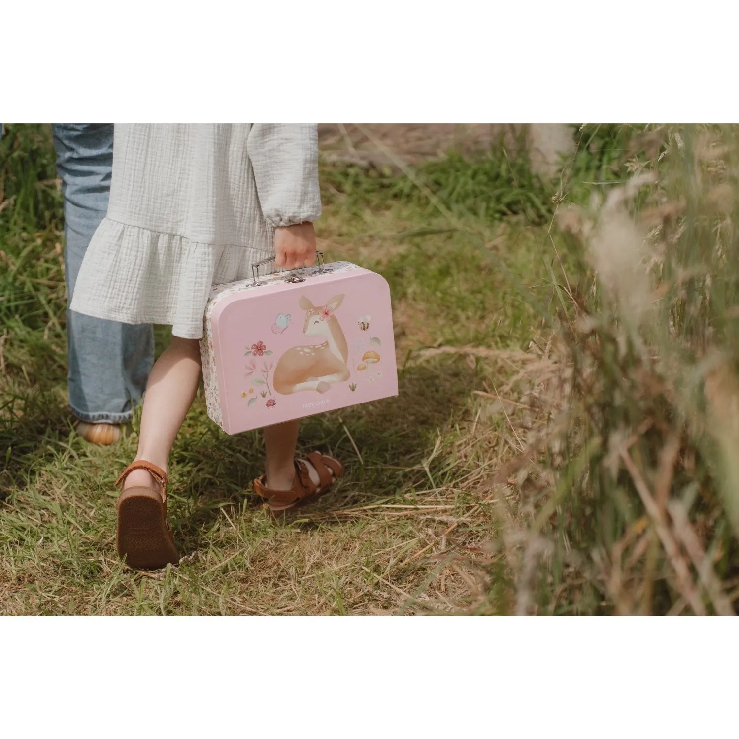 Little Dutch Fairy Garden Pink Suitcases