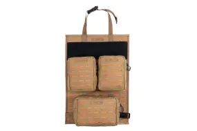 MOLLE Seat Back Panel - 14" x 20" Coyote/Orange | Triple Run