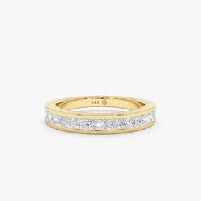 Princess-Cut Diamond Half Eternity Ring, Paloma