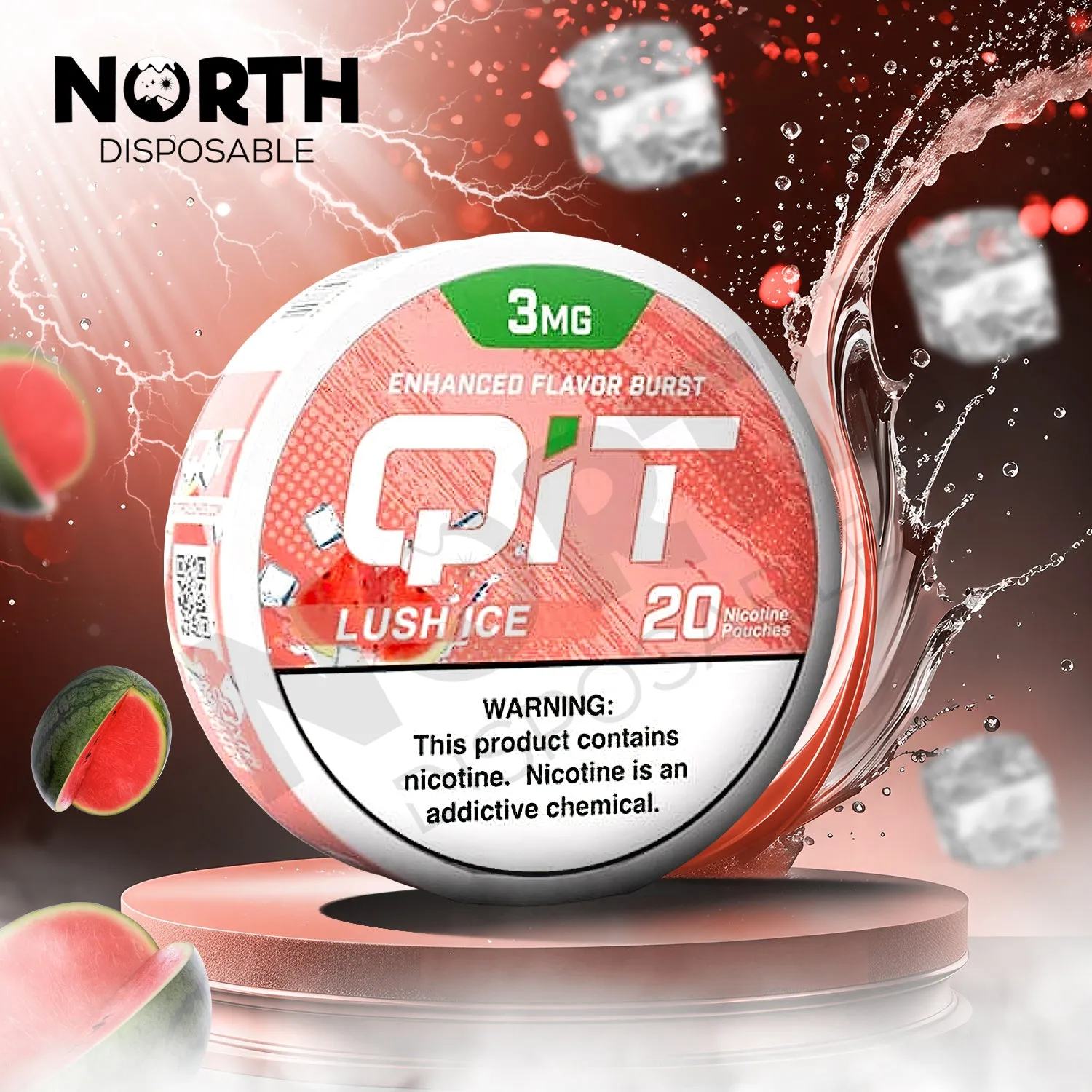 QIT Nicotine Salt  Pouches 20ct