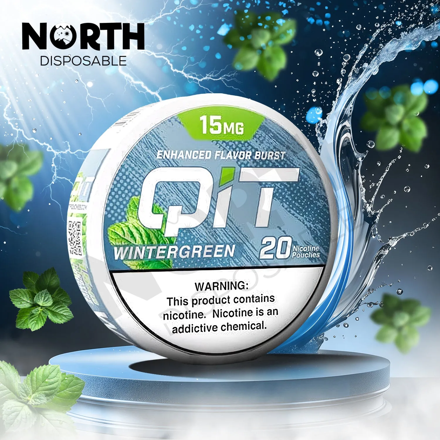 QIT Nicotine Salt  Pouches 20ct