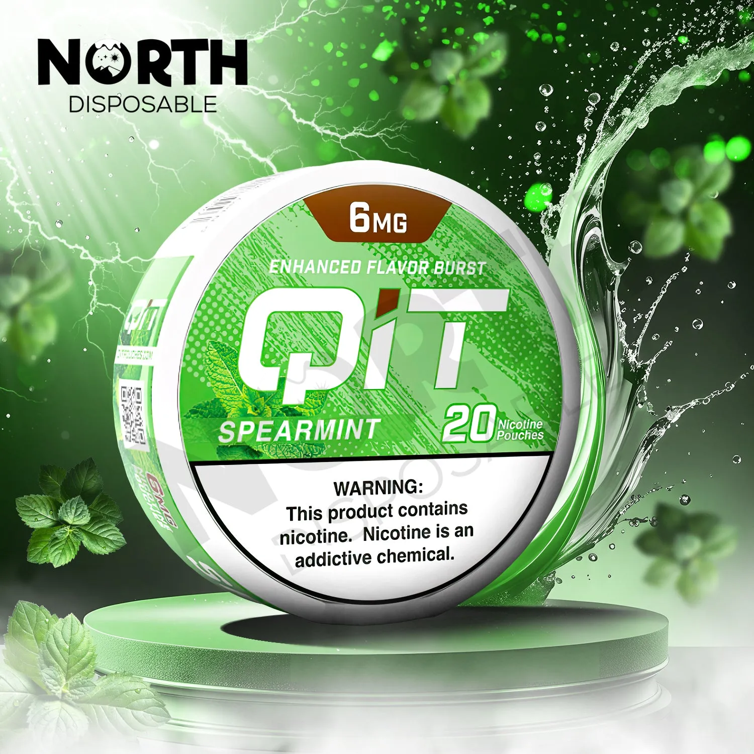 QIT Nicotine Salt  Pouches 20ct