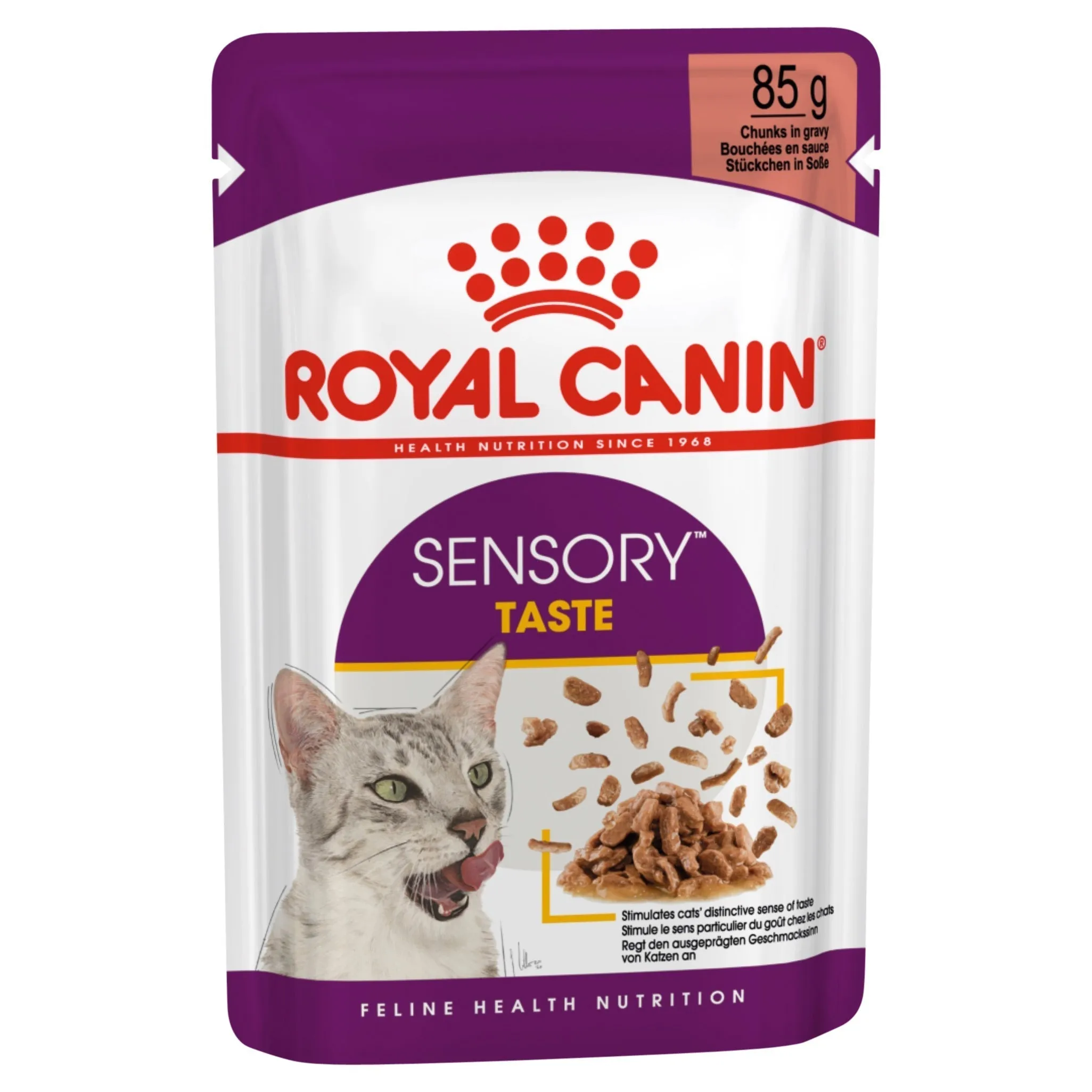 Royal Canin Cat Sensory Taste Gravy Adult Wet Food Pouches 85g x 12^^^