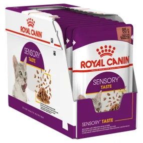 Royal Canin Cat Sensory Taste Gravy Adult Wet Food Pouches 85g x 12^^^