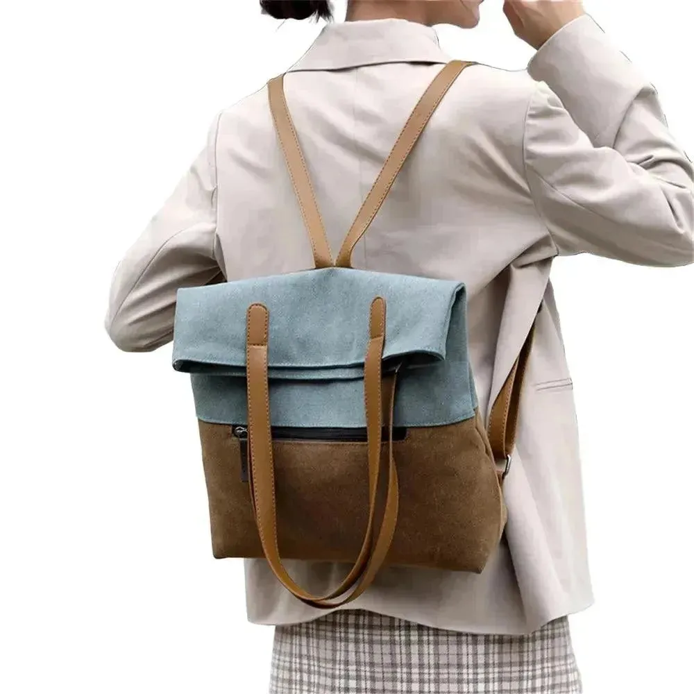 Women's Designer Canvas Backpack