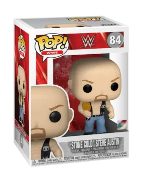 WWE Stone Cold Steve Austin with Belt Pop! Vinyl Figure #84